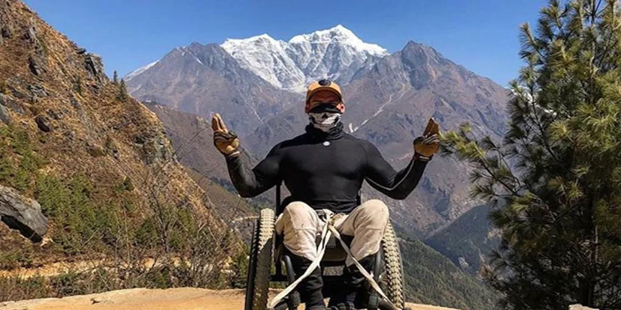 Everest base camp trek with wheelchair 