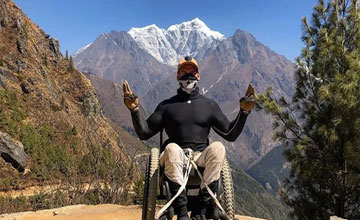 Everest base camp trek with wheelchair 
