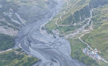 Manaslu trekking routes damaged by flooding 