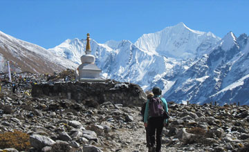 Langtang valley trek Nepal 
