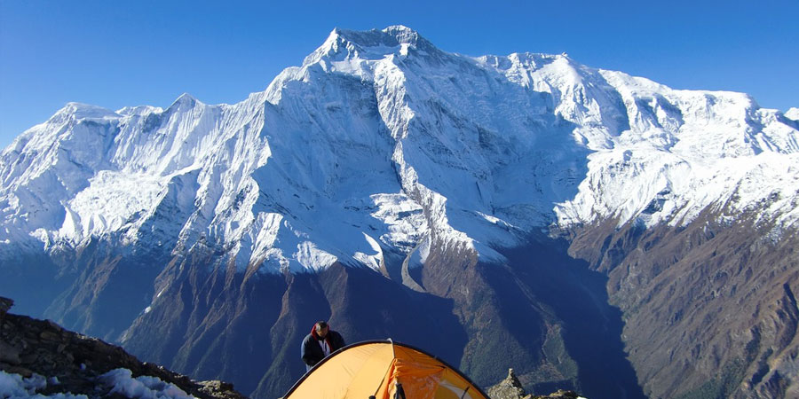 Pisang peak climbing Nepal 