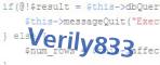 verification code