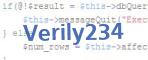 verification code