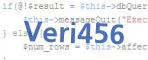 verification code