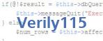 verification code